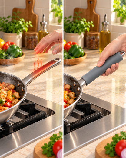Heat Resistant Silicone Cookware Handle Cover