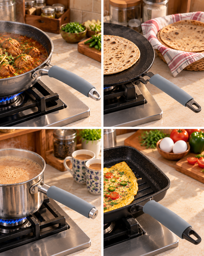 Heat Resistant Silicone Cookware Handle Cover