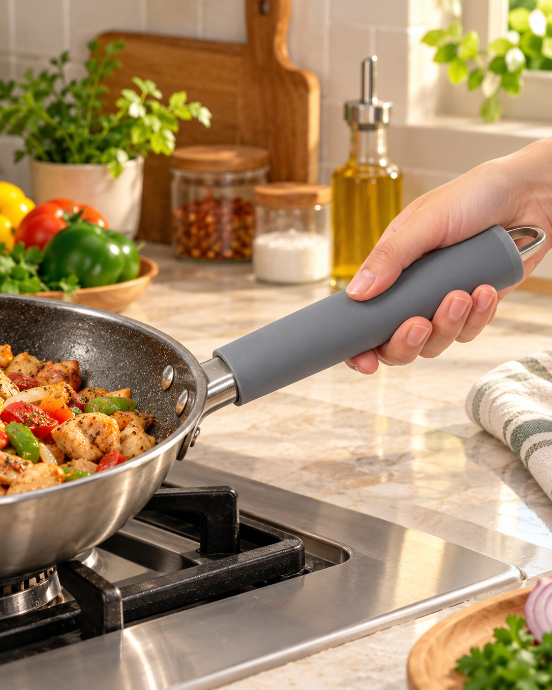 Heat Resistant Silicone Cookware Handle Cover