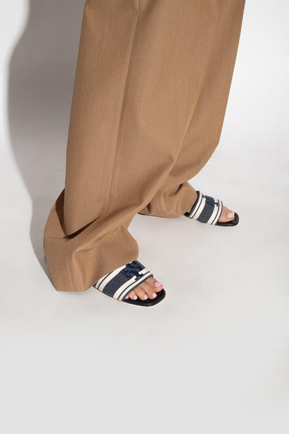 Tory Burch Embroidery Flat Slipper