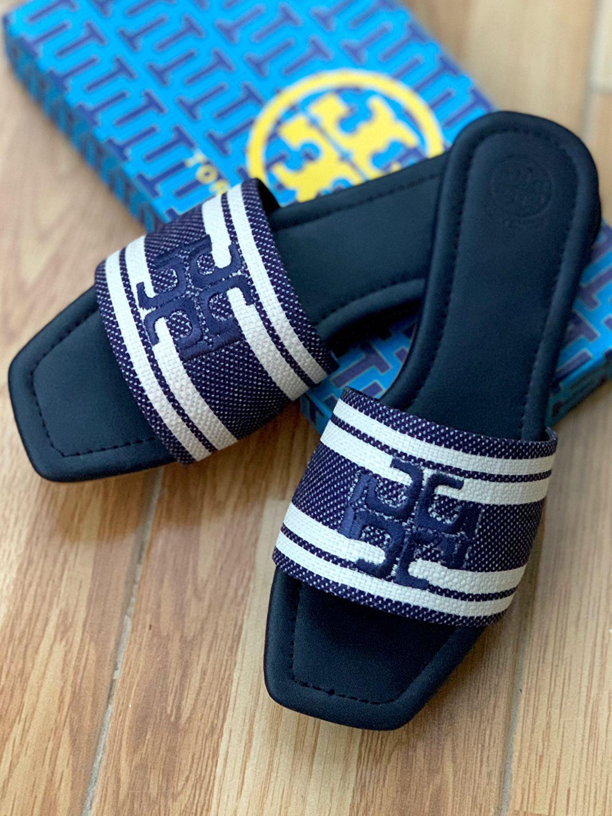 Tory Burch Embroidery Flat Slipper