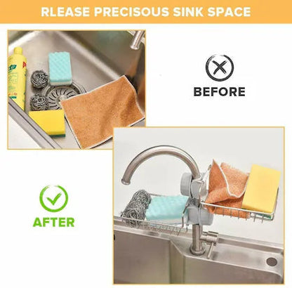 Sink Sponge Holder - Faucet Rack