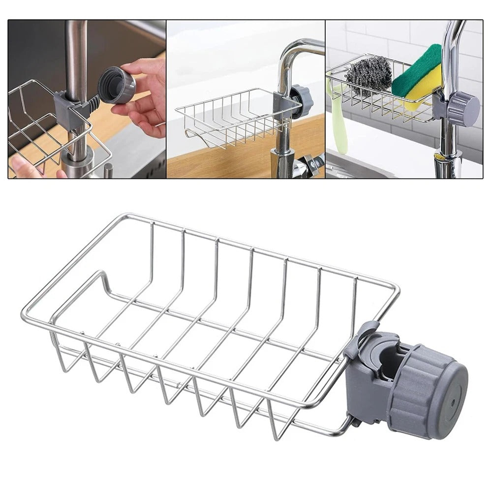 Sink Sponge Holder - Faucet Rack